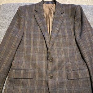 Stafford Essential's Men's Plaid Sport Coat Blazer Jacket